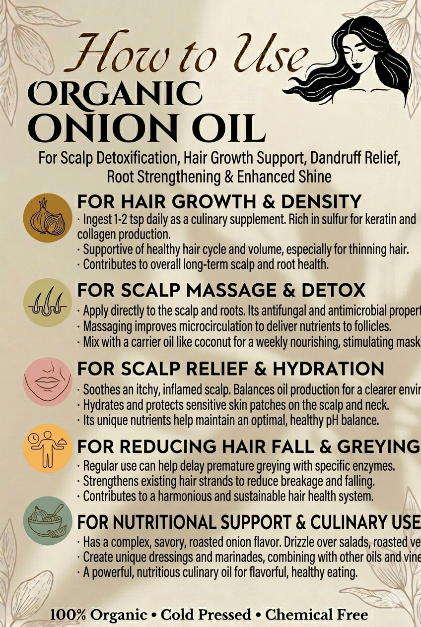 🧅Organic Onion Oil