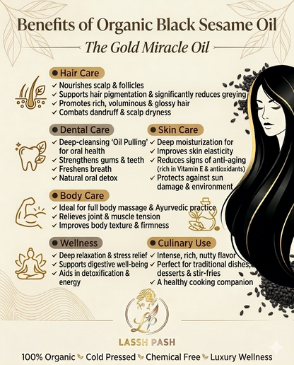 ⚫Organic Black Sesame Oil