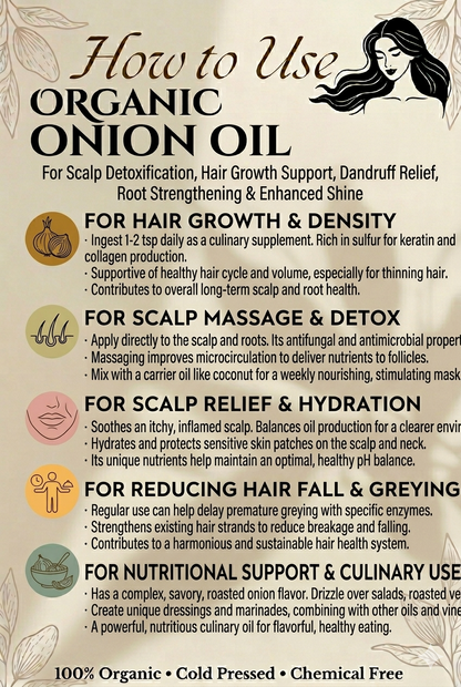 🧅Organic Onion Oil