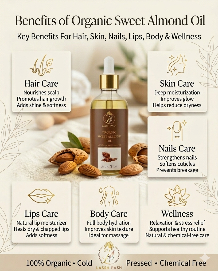 🌰 Organic Almond Oil (Sample)